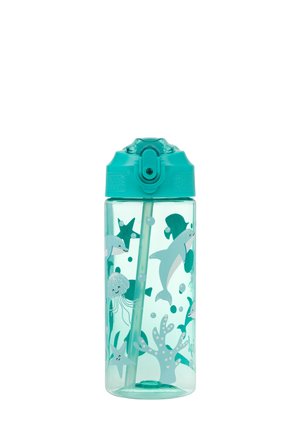 Baagl MIT STROHHALM DELFIN 500 ML - Trinkflasche - blau