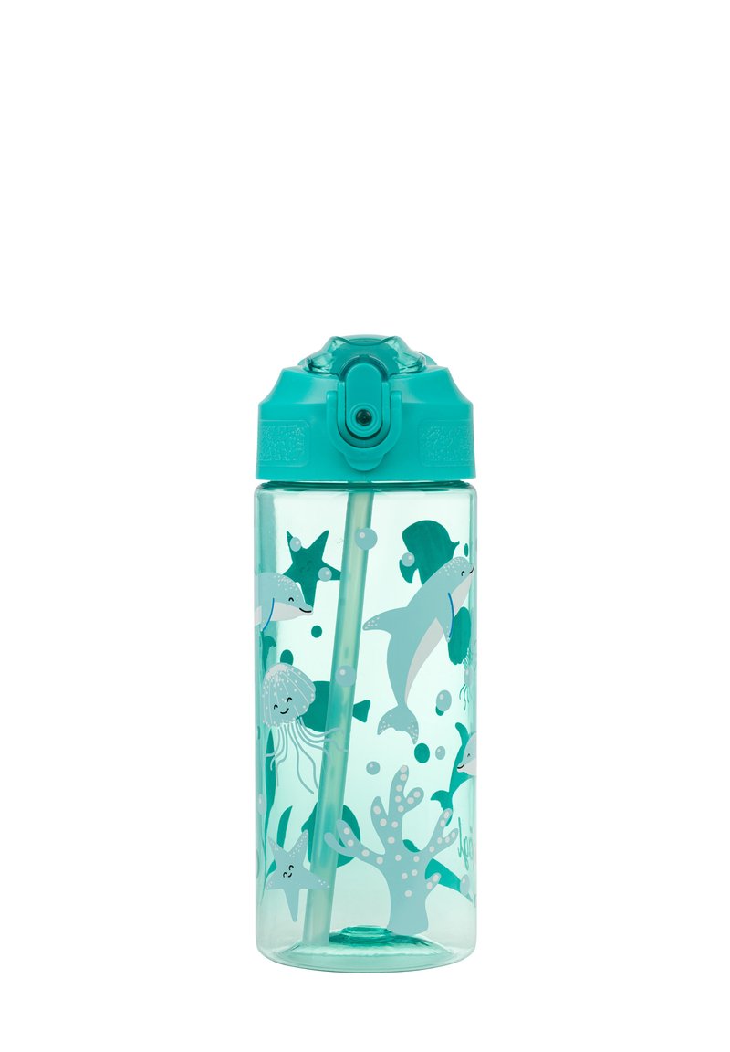 Baagl MIT STROHHALM DELFIN 500 ML - Borraccia - blau