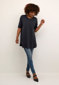 Kaffe BPJANE 1/2 SLEEVE - Pamata T-krekls - midnight marine