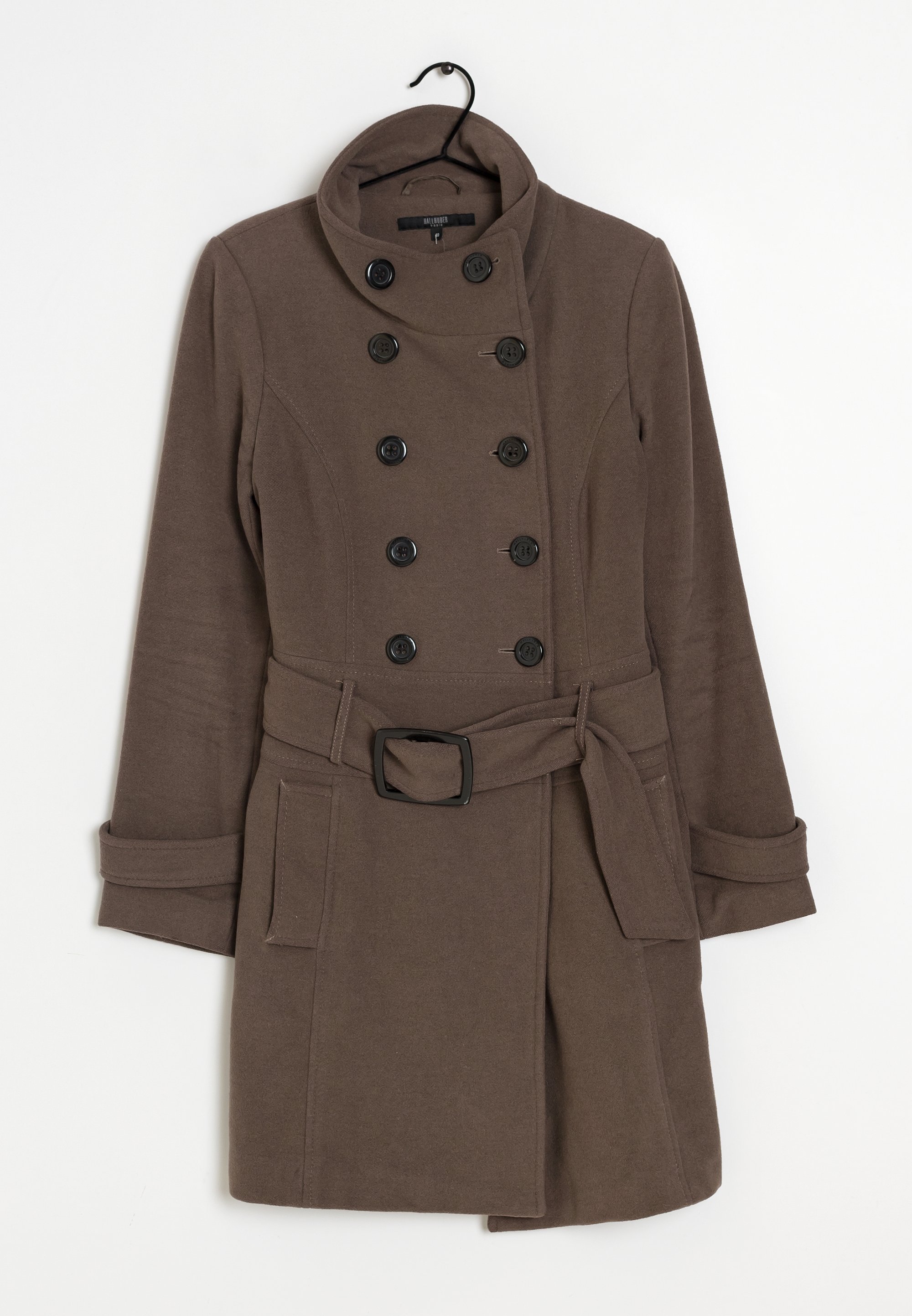 Wool Coat Hallhuber Trench HALLHUBER Trenchcoat Brown (Pre-owned