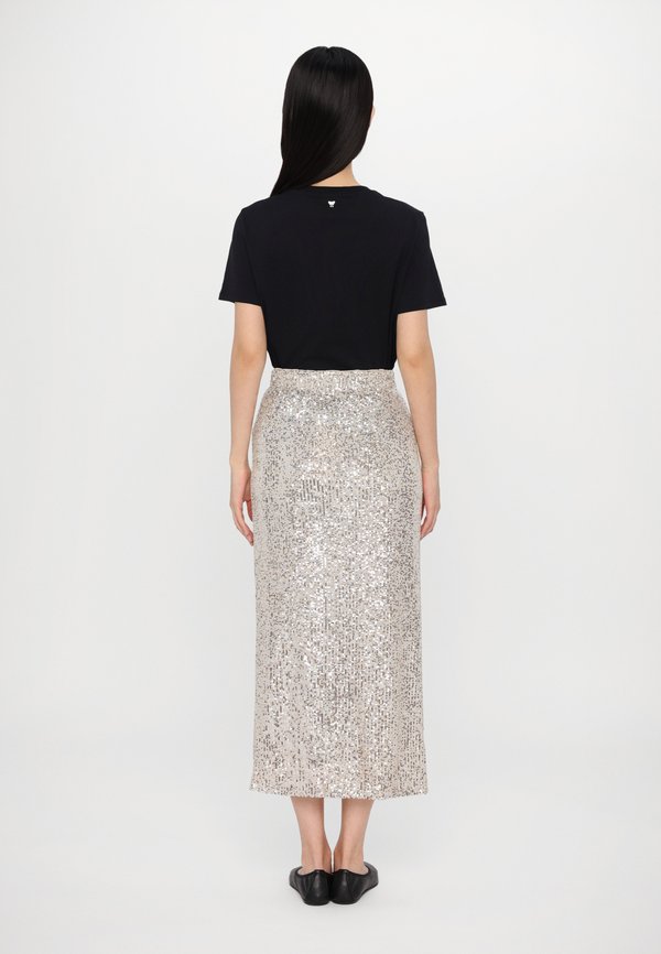 OTTELIA - Pencil skirt - silver2