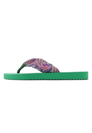 flip*flop ZEHENTRENNER TUBE - T-bar sandals - smaragdgrün