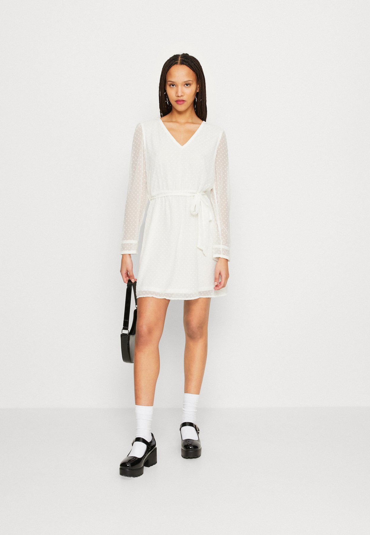 ONLLOTTE V NECK MINI DRESS