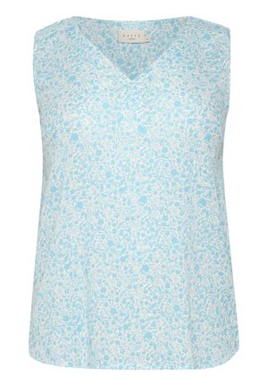 Kaffe Curve KCAMI - Top - blue atoll petit fleur