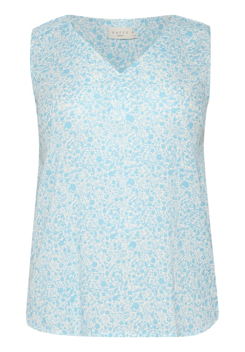 Kaffe Curve Top blauw