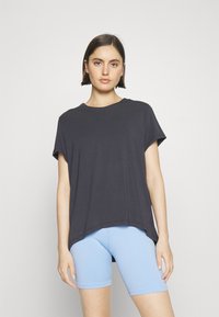 Athleta - WITH EASE TEE - Sportfelső - black Miniatűr kép 1