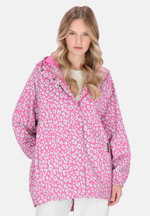 Impermeable - aqua pink leo