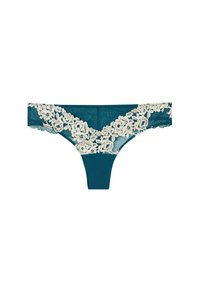 Unselected, blau teal blue ivory