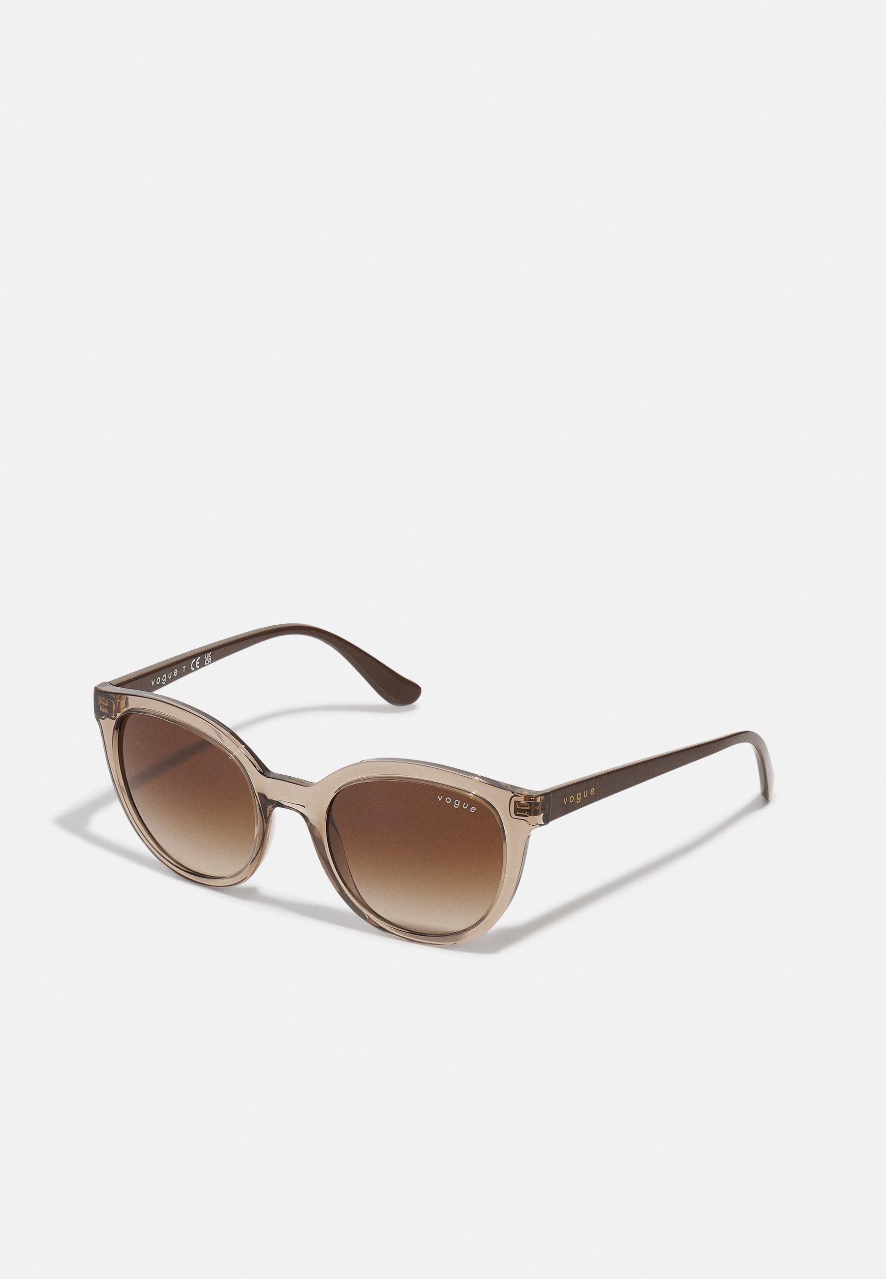 Vogue White Shield Sunglasses with Brown Gradient Lenses Sunglasses Vogue Eyewear VO5625S | Free Shipping | Glasses.com® main image 2