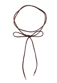 Elli CHOKER BOW - Halskæder - braun