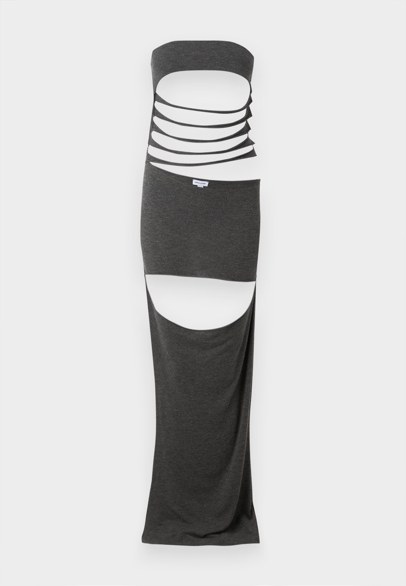 Slashed Formal Robe Jaded London SLASHED MAXI DRESS - Robe longue - charocal/gris - ZALANDO.FR