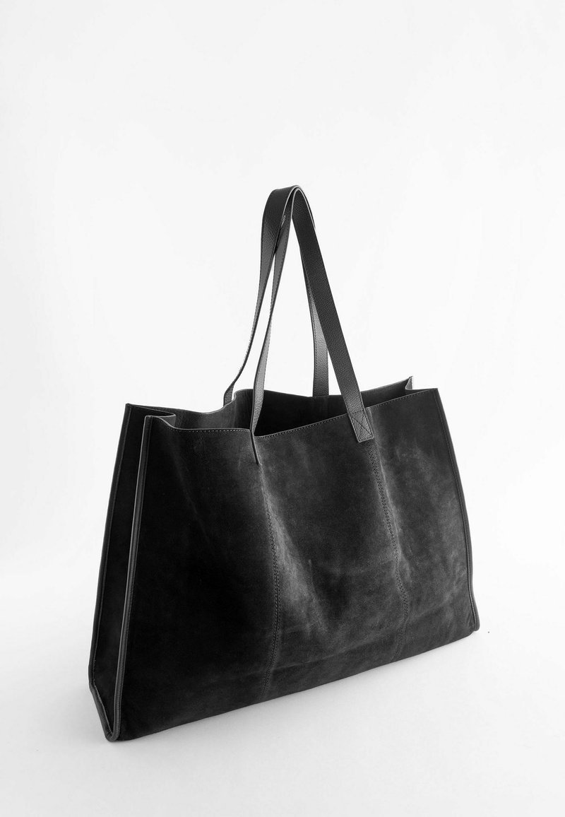 Mango Leather Shopper Mango Shopping Bag Schwarz Tote Bag Tasche