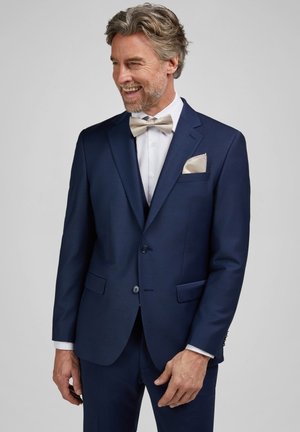 Hechter Paris, ELEGANTES SET AUS FLIEGE MIT PASSENDEM EINSTECKTUCH - Pocket square - khaki