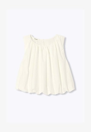 Promod, BLOUSE BALLON UNIE - Blouse - blanc