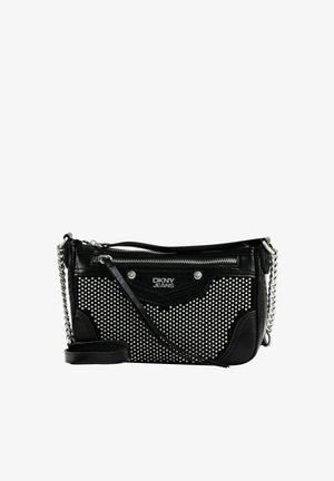 DKNY, RYLEE CROSSBODY - Sac bandoulière - black silver-coloured
