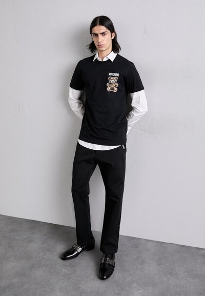 MOSCHINO SCARPA UOMO - Polobotky - nero