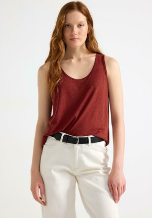 Lindex Top - dusty red