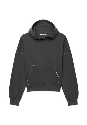 Terranova, FELPA CON APPLICAZIONI - Felpa con cappuccio - antracite