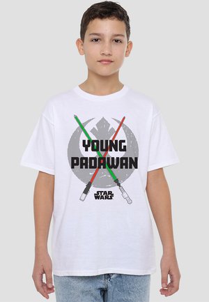 LIGHTSABER YOUNG PADAWAN - Print T-shirt - white