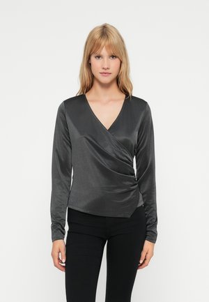 VMNAIMA WRAP - Top dugih rukava - asphalt