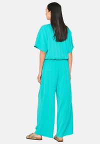 LolaLiza LOOSE WITH PLEATS - Nohavice - blue lagoon