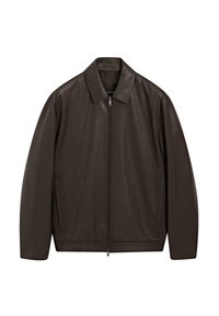 Leather jacket - brown