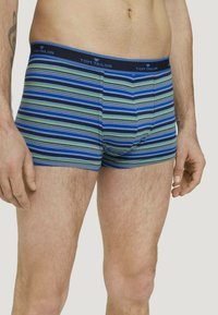 TOM TAILOR 2 PACK - Boxers - black aral blue stripe