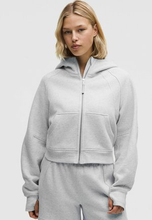 FULL-ZIP - Jaka ar rāvējslēdzēju - heathered core ultra light grey