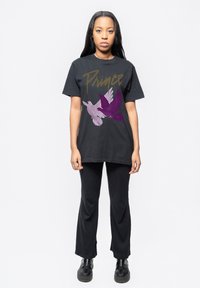 Paradiso Clothing PRINCE DOVES - Print T-shirt - black