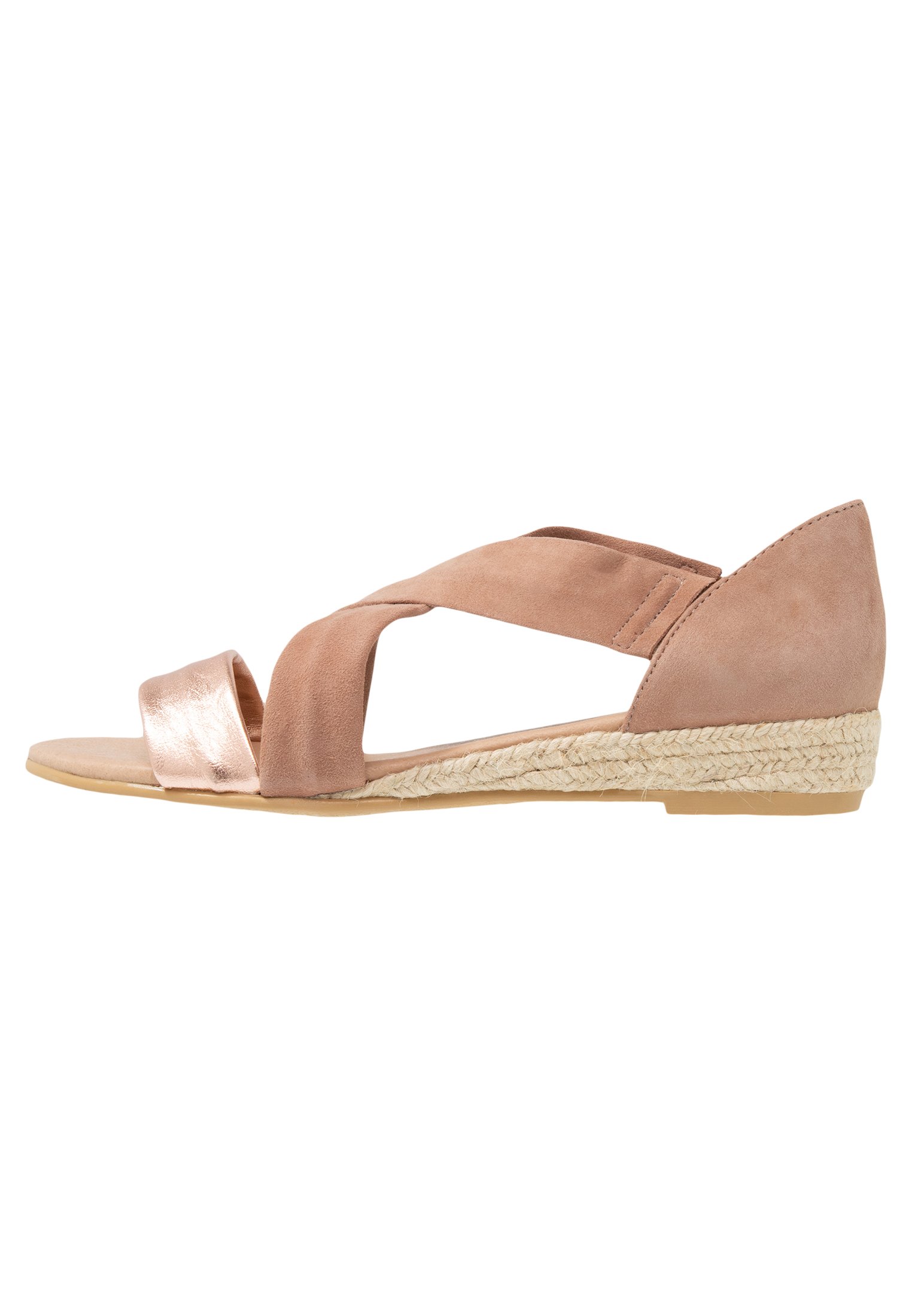 office hallie sandals rose gold