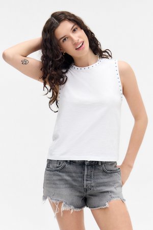 BDG Urban Outfitters CALLI MINI - Τζιν σορτς - grey