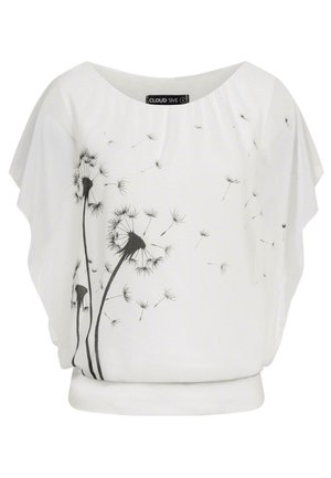 Cloud 5ive FLEDERMAUSÄRMEL - Bluse - white