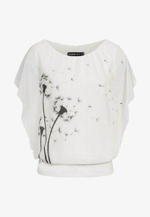 Cloud 5ive FLEDERMAUSÄRMEL - Bluse - white