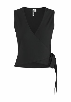 HYPEDROP, WRAP TOP HDVINA SL - Débardeur - black