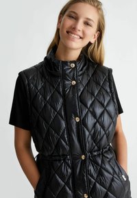 LIU JO WITH DETACHABLE SLEEVES - Cappotto invernale - black