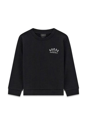 Guess BEDRUCKTES SWEATSHIRT MIT BÄRENLOGO - Sweater - schwarz