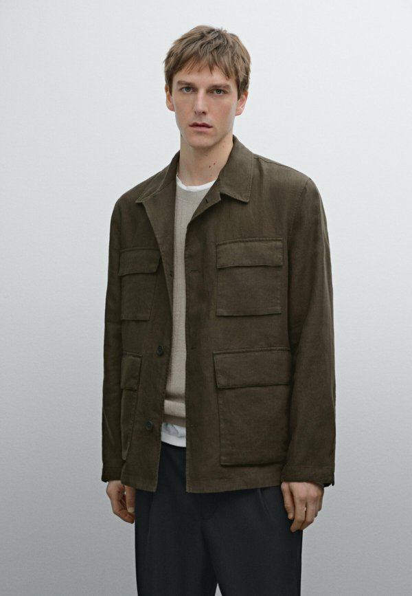 WITH POCKETS - Leichte Jacke - khaki