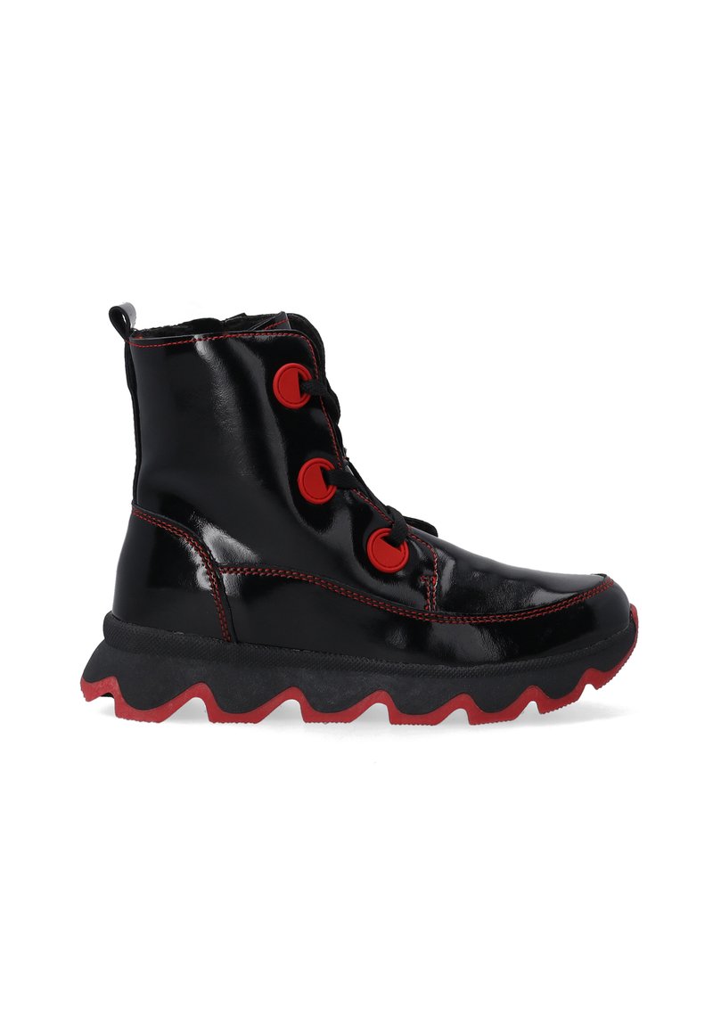 VENEZIA ANKLE BOOTS - Snørestøvletter - red back