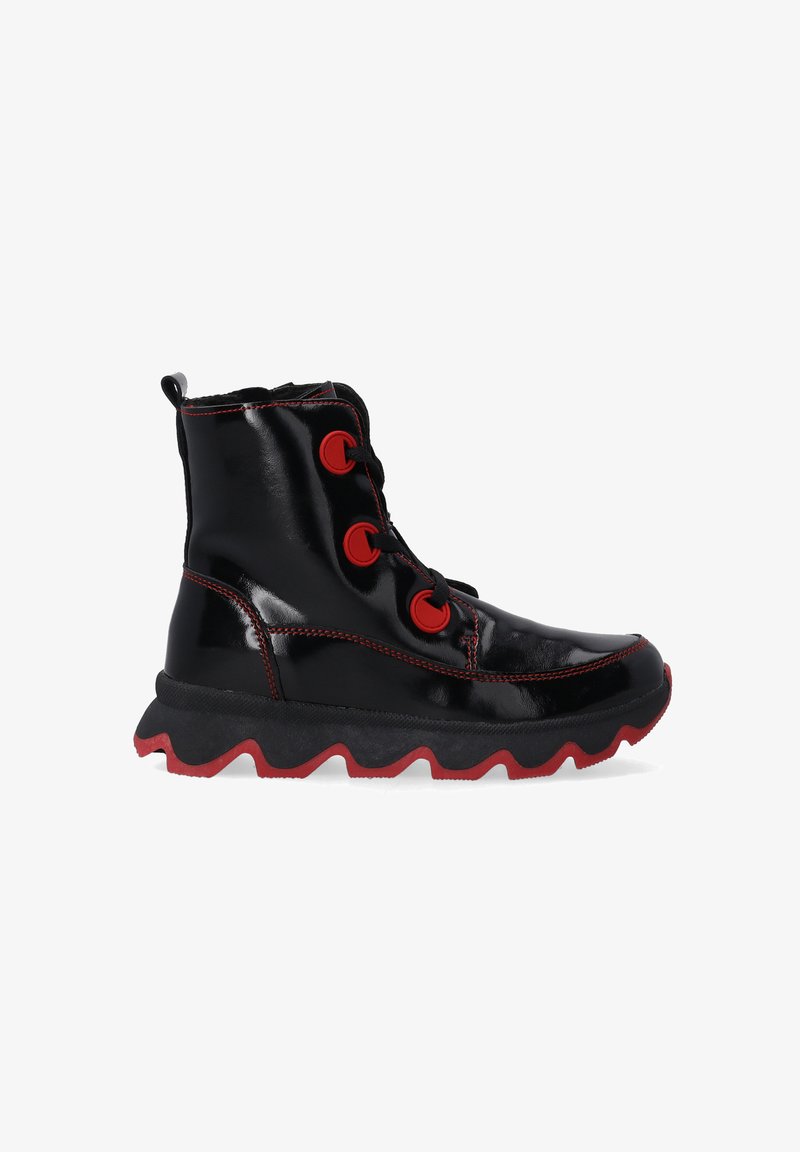 VENEZIA ANKLE BOOTS - Snørestøvletter - red back