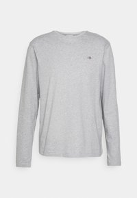 REG SHIELD - Maglietta a manica lunga - grey melange