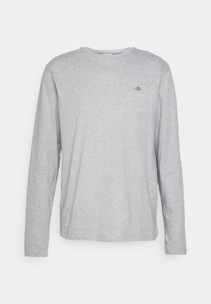 REG SHIELD - Pikkade varrukatega topp - grey melange