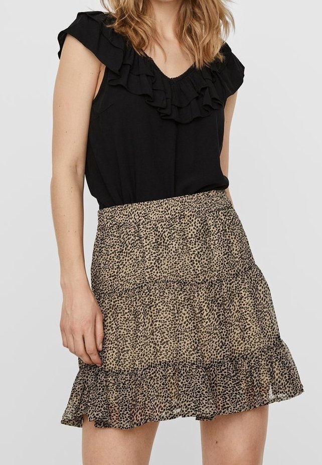 Vero Moda Jednoduché tričko - black