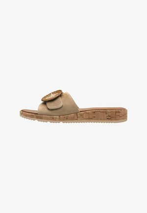 Tamaris, Mules - tan