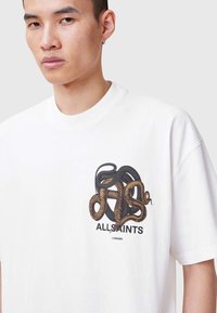 AllSaints RETICULATE SS  - Camiseta estampada - white
