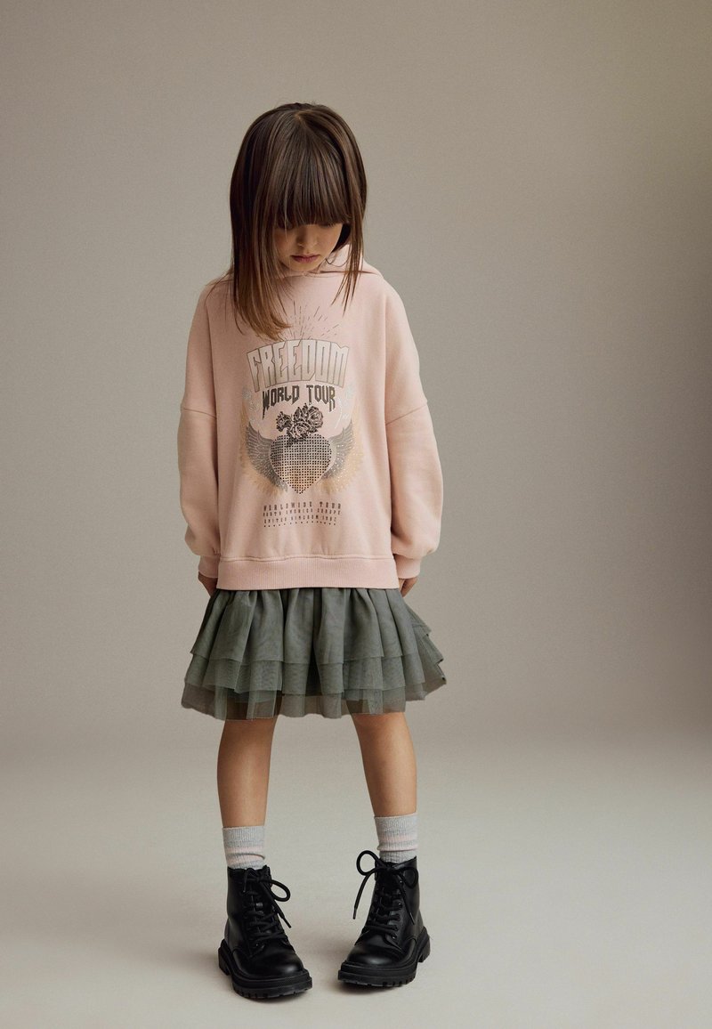 Next 2-IN-1 LONG HOODED - Robe de jour - pink graphic