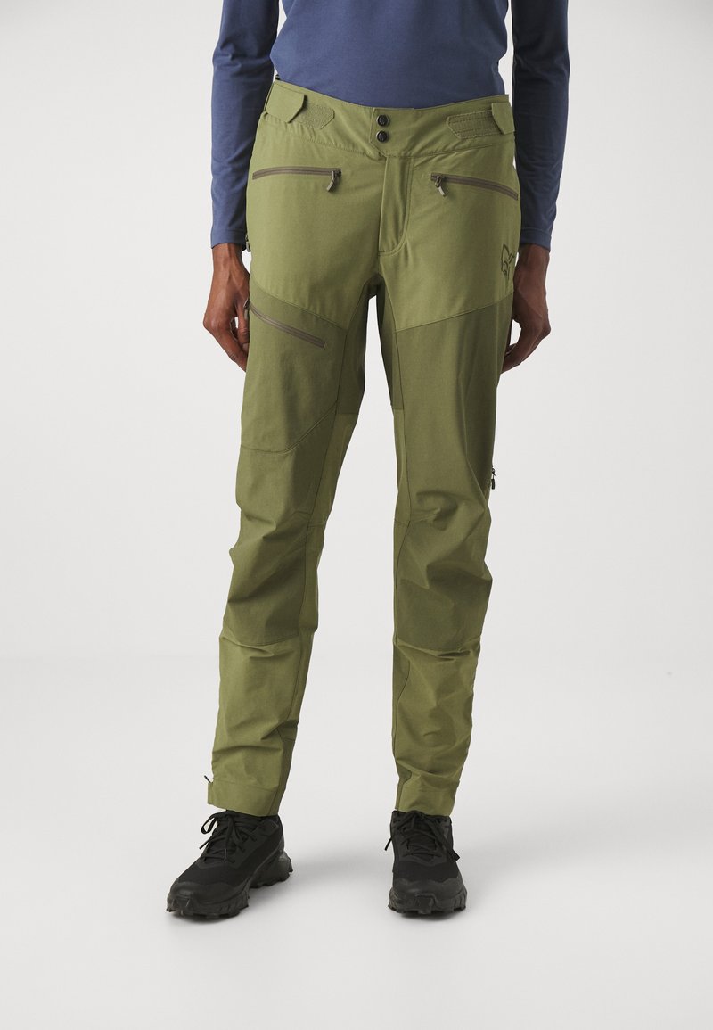 Norrøna FJØRÅ FLEX PANTS - Hlače za na prostem - loden green