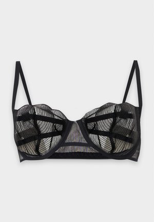 Undress Code, MOON SHELL BRA BLACK - Reggiseno con ferretto - black