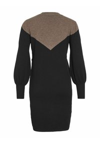 VILA MIDI - Robe pull - black