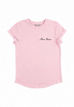 Mira Paris, ESSENTIAL CLASSIC ROLL UP TEE 26 - T-shirt basic - washed pink