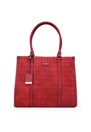 CON CREMALLERA - Bolso de mano - rojo